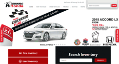 Desktop Screenshot of cobourghonda.com
